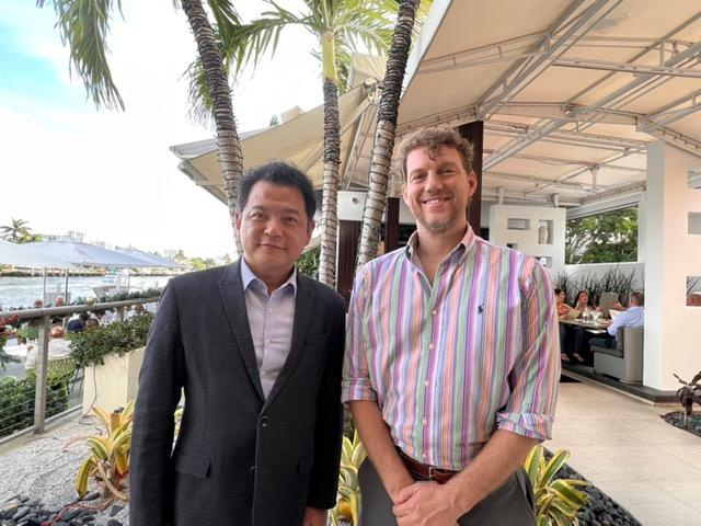 紀處長拜會南佛州Boynton Beach市市長Steven B. Grant並就雙邊經貿及文化發展現況交換意見