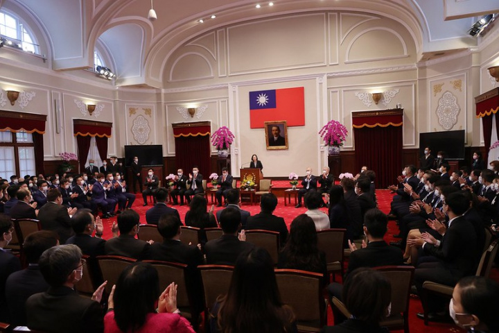 總統接見「國際青年商會中華民國總會第69屆重要幹部」