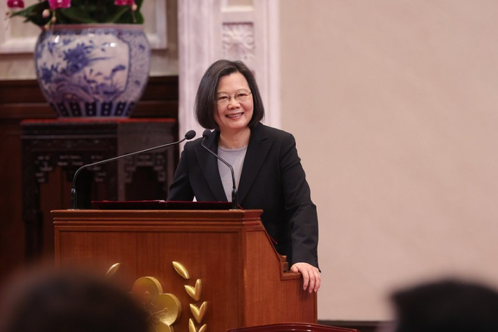 總統接見「國際青年商會中華民國總會第69屆重要幹部」，並致詞