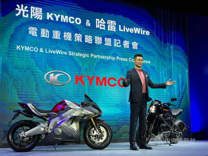 KYMCO Chairman Allen Ko. CNA photo Dec. 16, 2021