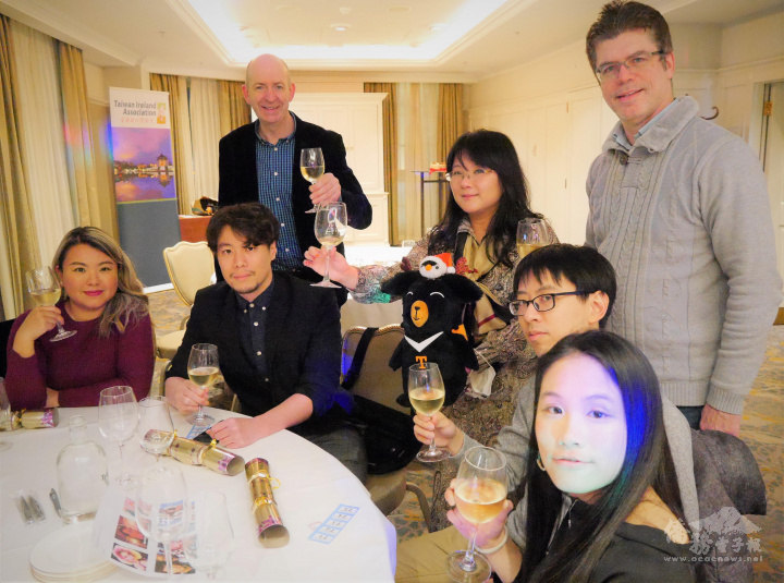 TIA leaders Angel Cheng, JJ O'Connors and JCI Ireland senators Carol Ho and Charles Eder