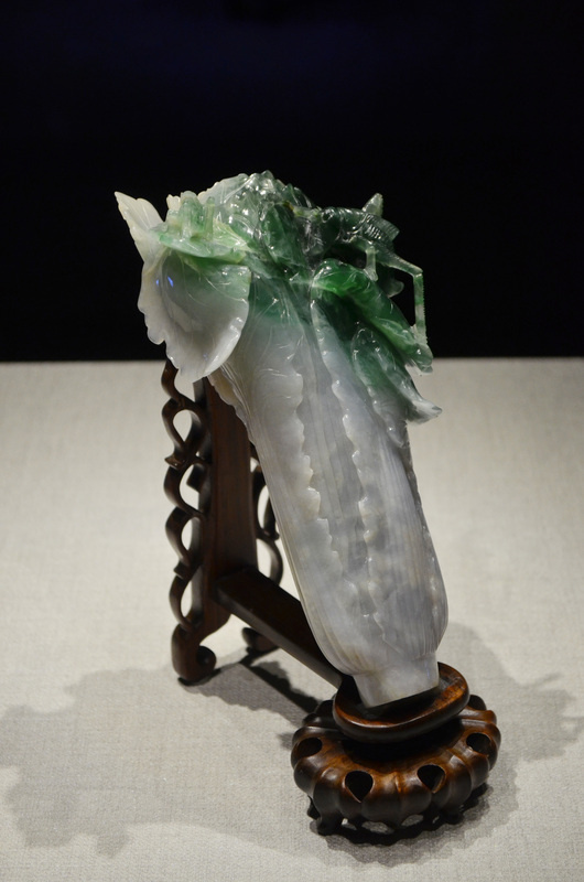 國立故宮博物院南院處27日表示，人氣展件翠玉白菜特別延展至大年初六（2月6日），在南院陪觀眾過新年。