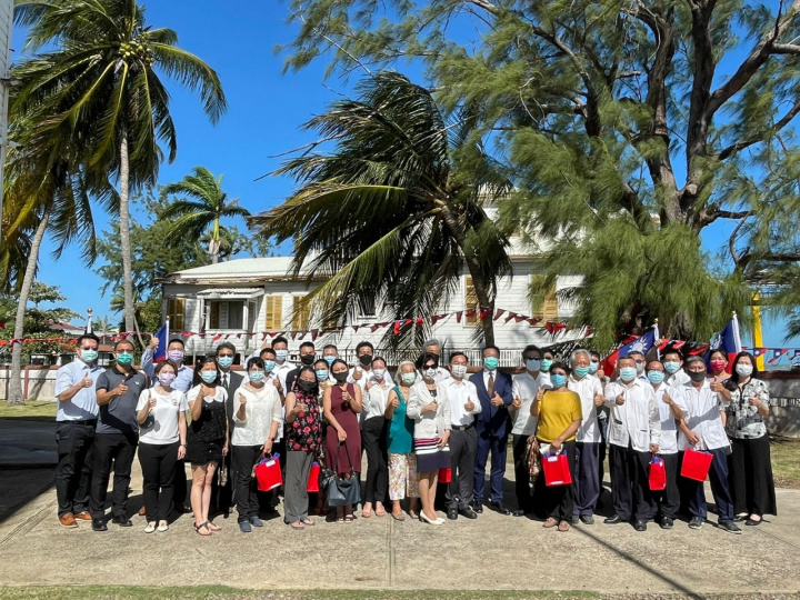駐貝里斯大使館111年元旦升旗典禮