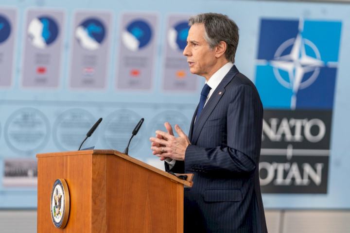 中國脅迫升級，美國與北約9國聲援立陶宛。 (圖:美國國務院)