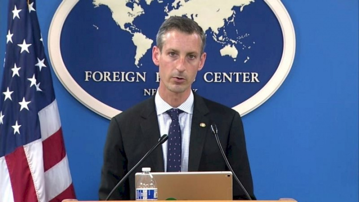 美國國務院發言人普萊斯。 (圖：中央社)