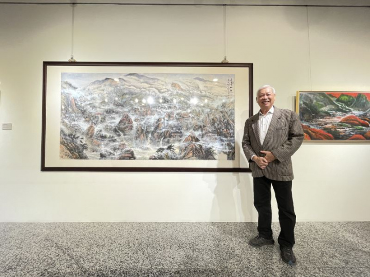 「林煒鎮水墨畫展—傳統與現代的對話」 現代水墨聚中西 與時俱進新風貌