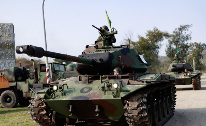 「華克猛犬」M41A3戰車，在台灣服役時間超過60年，軍方22日表示，25日將為華克猛犬戰車舉行除役儀式，正式退出戰備序列。（青年日報提供）