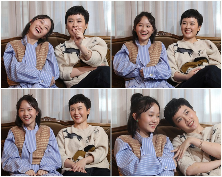 Fiona Roan Feng-i with Caitlin Fang, who plays the protagonist Fen in "American Girl."