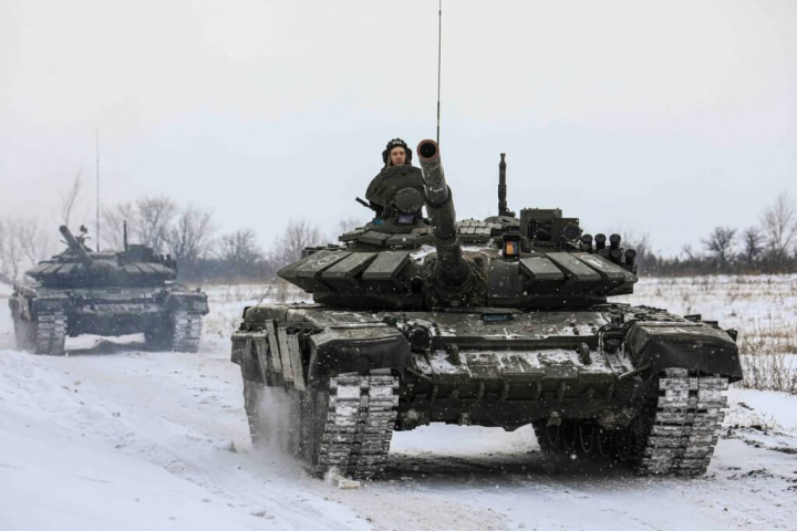 烏克蘭局勢一觸即發，外交部表示，已勸告台僑儘速撤離。圖為俄羅斯軍隊。（圖取自facebook.com/mod.mil.rus）