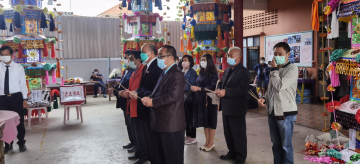 泰國雲南會館常務副理事長茶崇昌等公祭情景