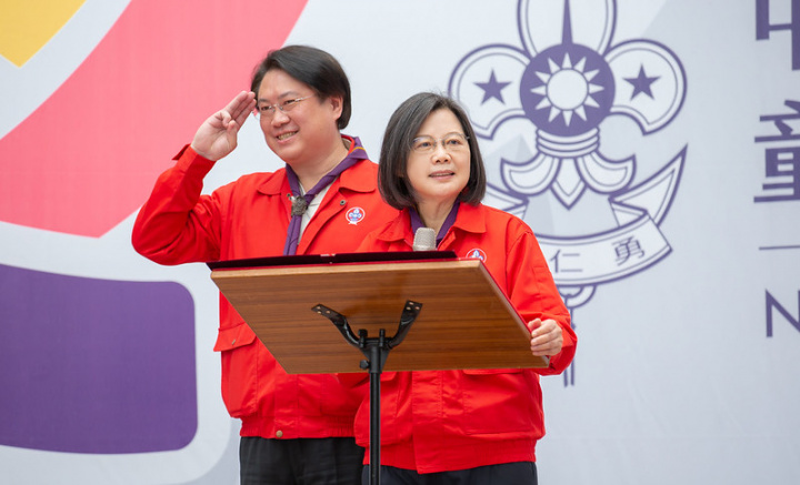 總統出席「中華民國童軍總會111年童軍節慶祝活動」並致詞