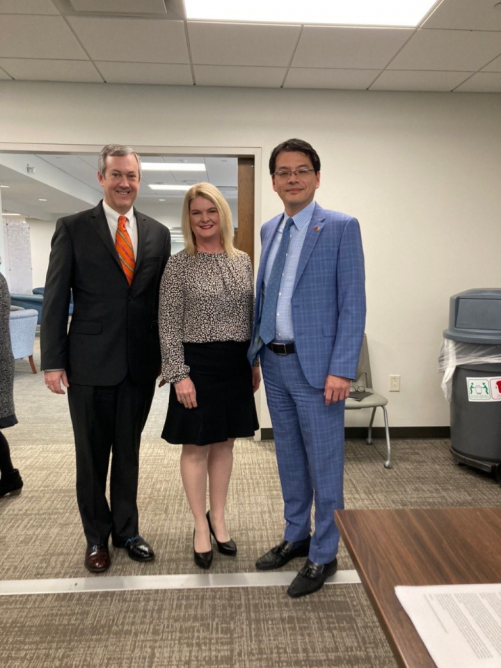 駐亞特蘭大辦事處王處長與田州州議會台灣連線共同主席會面