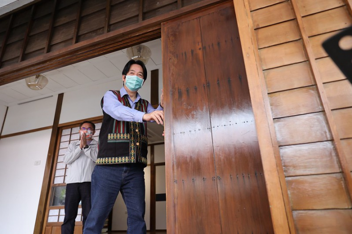 賴清德副總統19日下午前往臺東出席「菅宮勝太郎宅成功老屋完工啟用典禮」