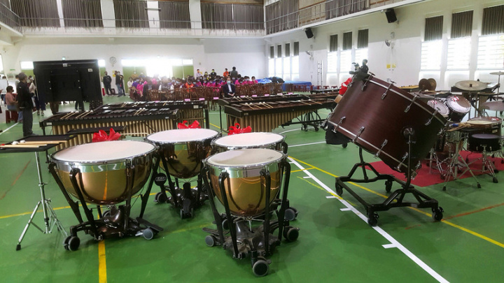 義大醫院院長杜元坤得知馬公文澳國小打擊樂團的樂器，包括52吋鍵馬林巴木琴、40吋室內大鼓與26、29及32吋定音鼓等樂器，因使用頻率頻繁，耗損嚴重且老舊，主動應允捐贈，13日完成捐贈。