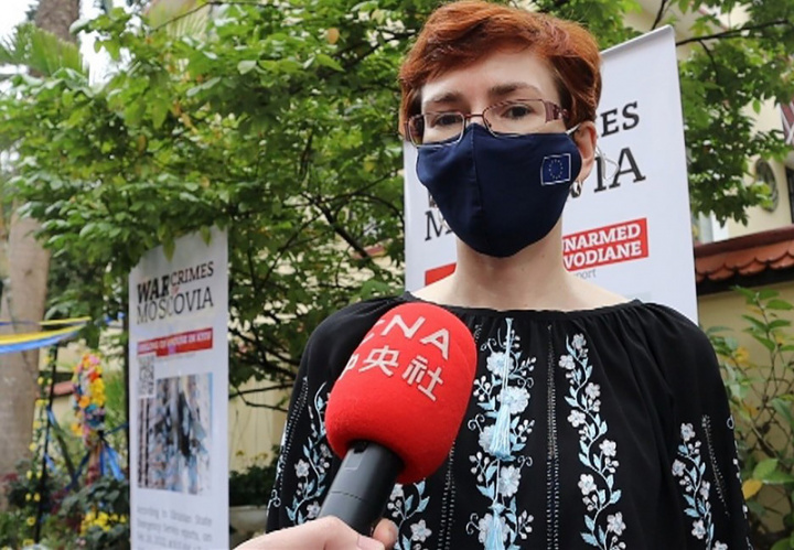 烏克蘭駐越南大使館臨時代辦日金娜表示，非常感謝台灣的幫忙，以及台灣對烏克蘭的支持，這些來自世界各國的幫助，有助烏克蘭更堅強地應對俄國的侵略。