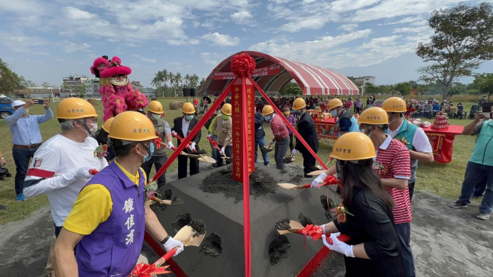 六堆紀念公園第一期工程動工 楊長鎮主委盼打造百年古蹟
