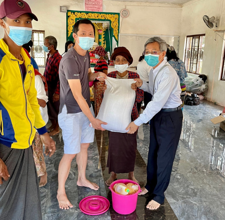 善心臺商及僑胞聯手接力濟助弱勢緬甸民眾