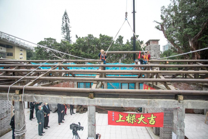 國防部重建「安齋」，善盡文化保存的責任。（軍聞社資料照片）國防部重建「安齋」，善盡文化保存的責任。