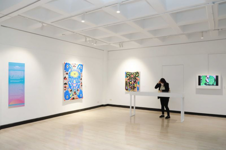 「複景生活：當代藝術視角中的蒙古及中亞」特展展場