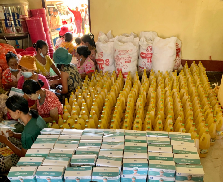 善心臺商及僑胞聯手接力濟助弱勢緬甸民眾