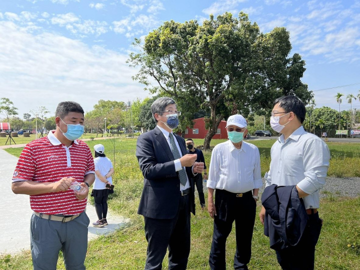 六堆紀念公園第一期工程動工 楊長鎮主委盼打造百年古蹟