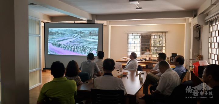 仁安羌大捷80周年座談會上，播放該場戰役的源起、過程與勝利的結果