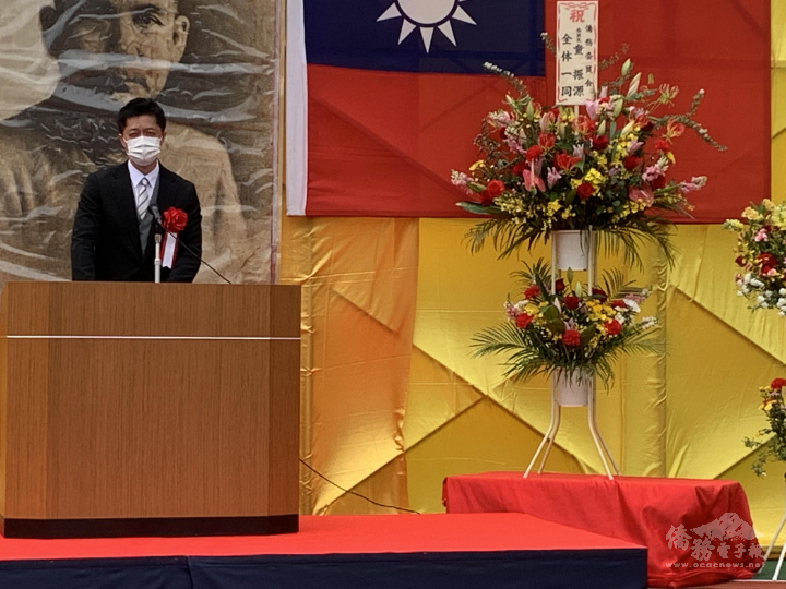 橫濱中華學院校長杜文劍承諾更用心經營，讓校務更加昌隆