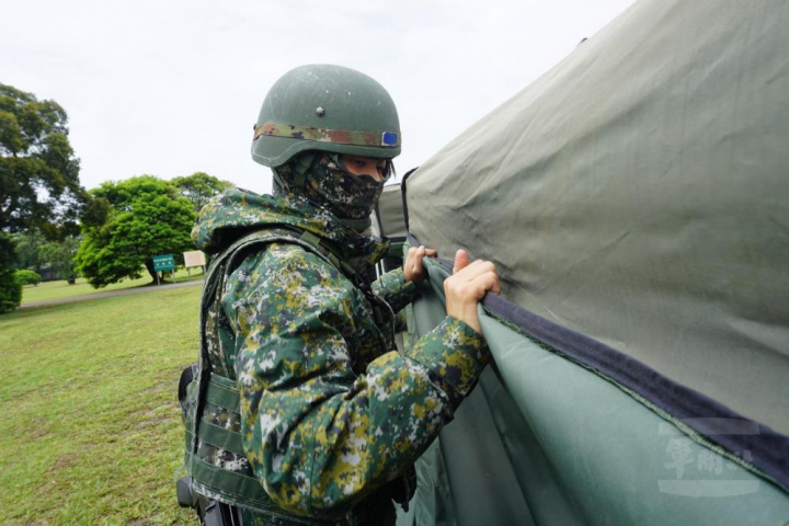 陸軍36化學兵群偵消營基地訓練「營綜合演練」