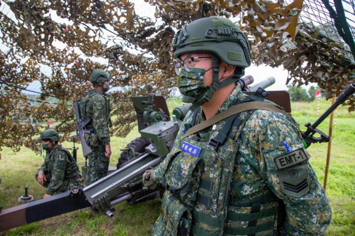 陸軍153旅砲兵營進行營戰備任務教練課程