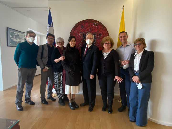 文化部與外交部合辦「梵蒂岡博物館專業修復人才實習計畫」（圖取自facebook.com/TaiwaninHolySee）