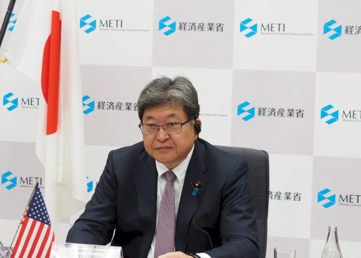 日本經濟產業大臣萩生田光一(Koichi Hagiuda) 。 (圖:日經濟產業省)