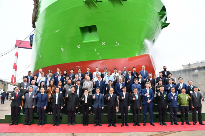 First Taiwan-built offshore wind installation vessel launched