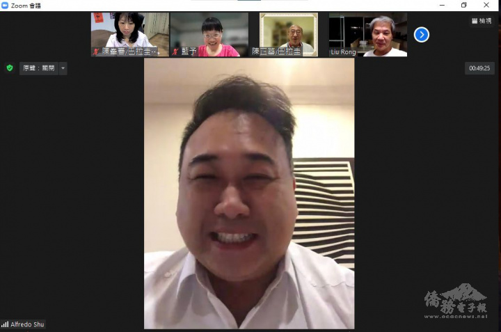 駐巴拉圭大使館經參處副參事舒志宏主講臺巴兩國經貿現況與未來商機（陳峯春提供）