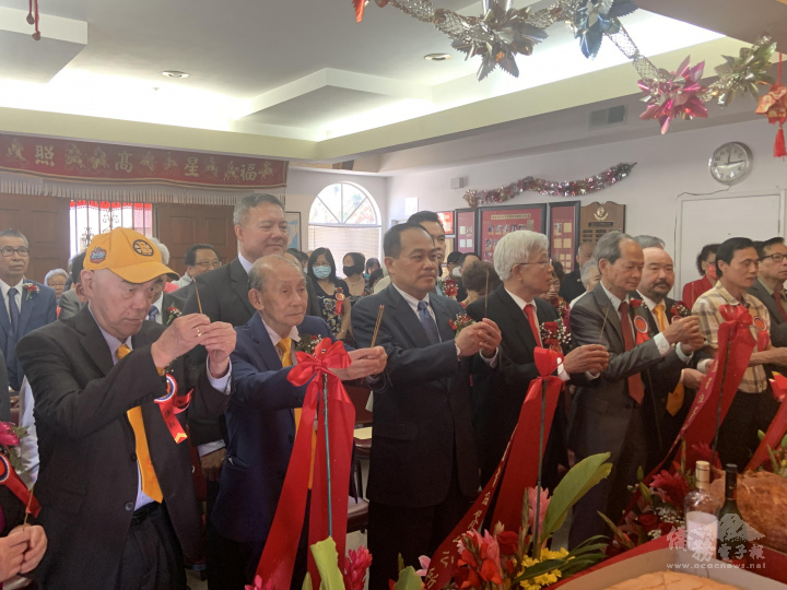 羅省伍胥山公所舉行2022年祭祖典禮暨春宴