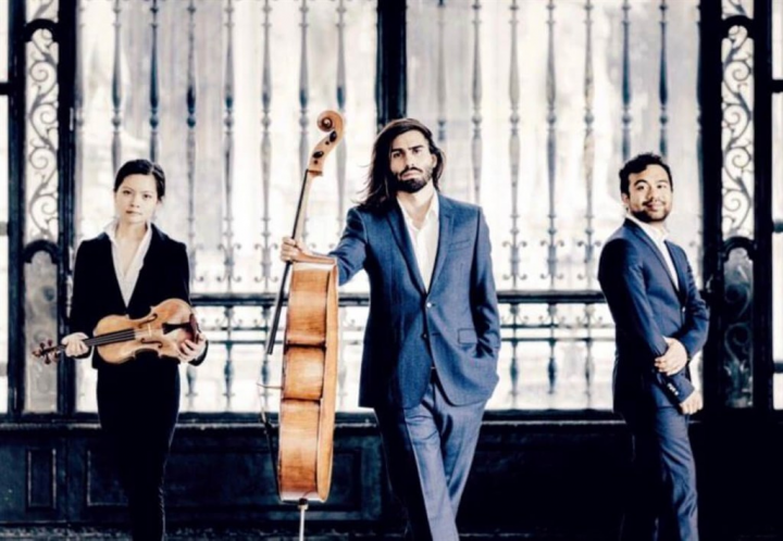 Members of Heathcliff Trio: (from left) violinist Ashley Tong, cellist Sebastian Kolin and pianist Jonathan Siahaan. Photo courtesy of Ashley Tong