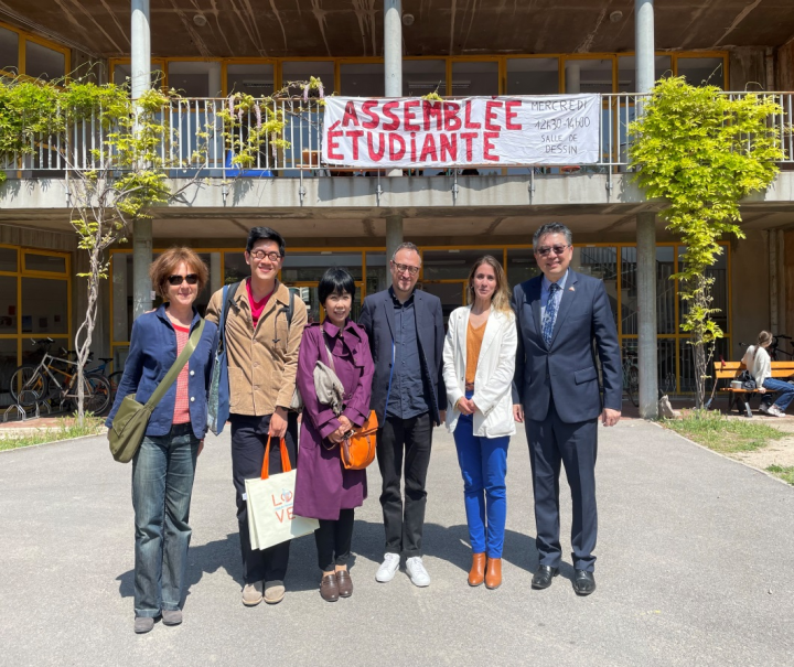 駐普羅旺斯辦事處與艾克斯高等藝術學院 共同推動臺法藝術合作交流