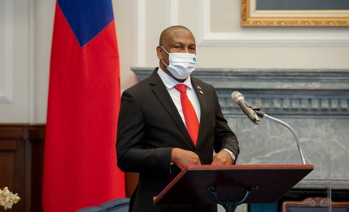 Ambassador Extraordinary and Plenipotentiary of Saint Lucia to Taiwan Robert Kennedy Lewis. Photo taken from Taiwan's Presidential Office website