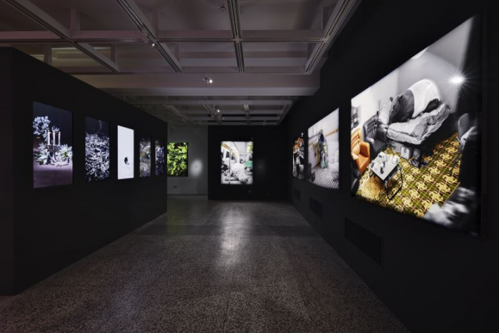 （展場照）「鏡像・映像」參展作品涵蓋多元媒材於展場中交會呈現，展現臺灣當代影像藝術豐沛的創作能量