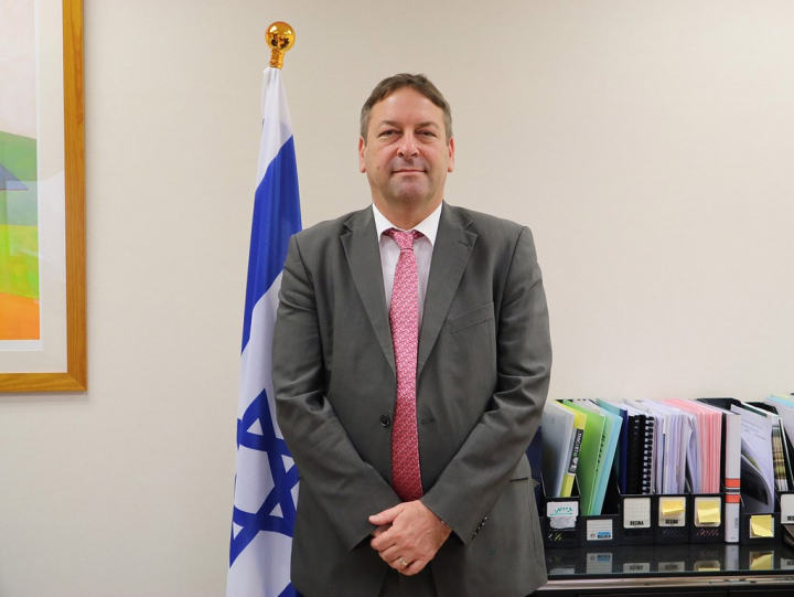 Israel's top envoy to Taiwan, Omer Caspi. Photo courtesy of the Israel Economic and Cultural Office in Taipei