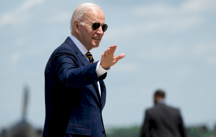 美國總統拜登(Joe Biden)22日離開南韓飛往日本