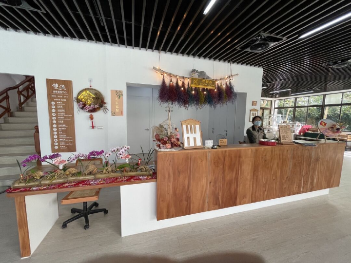 遊客中心服務諮詢櫃檯