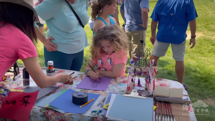 用毛筆寫自己的中文名字