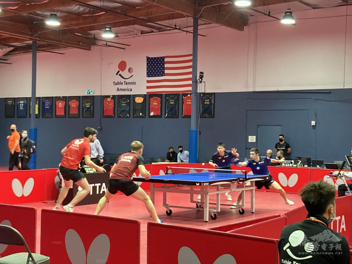 莊智淵、高承睿男單比賽激烈