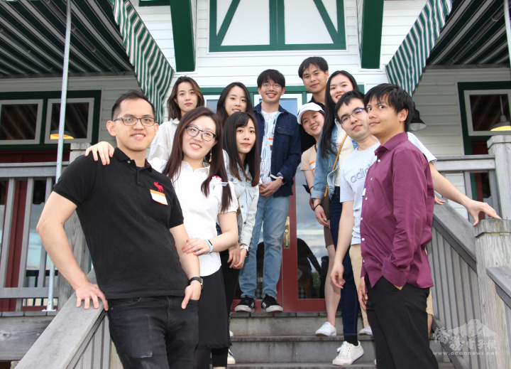 臺灣學人留學生會的代表們共襄盛舉