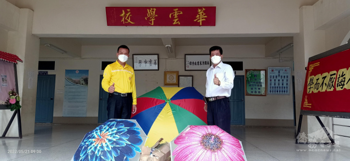 清萊雲南會館前副會長陳興文捐助防疫口罩物資