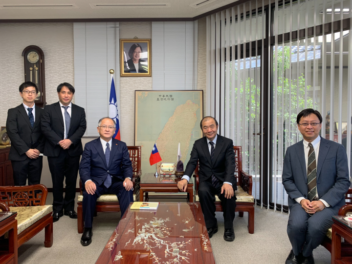 陳銘俊接待KKB鹿児島放送電視台代表取締役社長