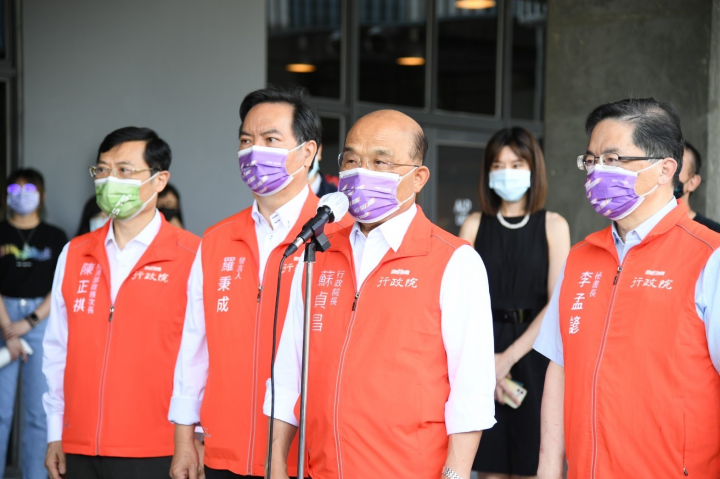 參訪永聯物流開發 蘇揆盼借鏡民間成功模式 精進農漁產品冷鏈物流運作