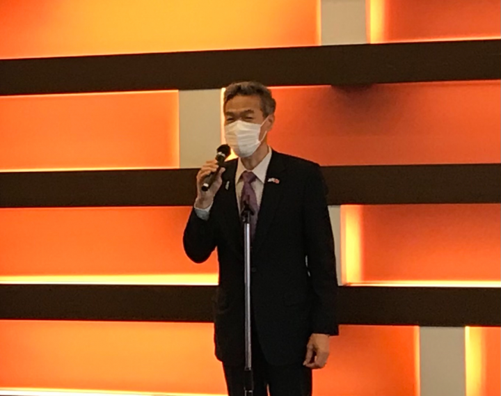 駐大阪辦事處向明德處長致詞