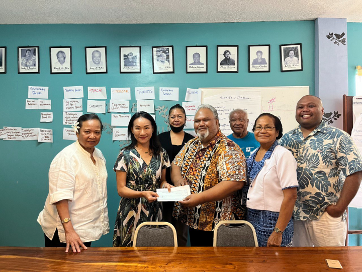 駐帛琉大使館捐贈帛琉保育協會
