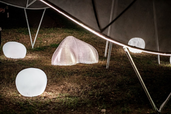 Parts of the A' Design Award and Competition winning art installation "Pulse," made for the 2022 Taiwan Lantern Festival. Photo courtesy of MisoSoupDesign